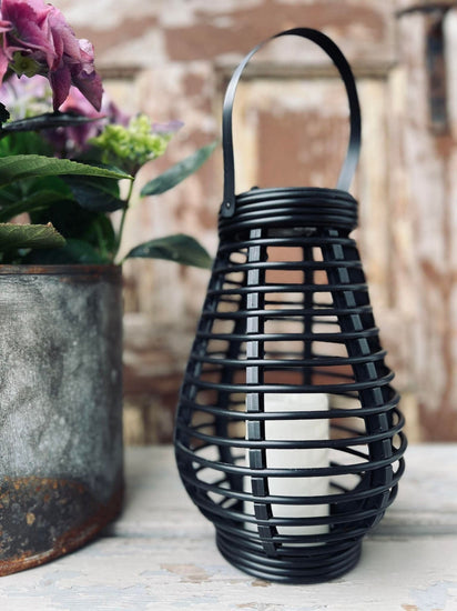 Lanterne med solceller - BLACK VIXA - VIAMAJA.DK