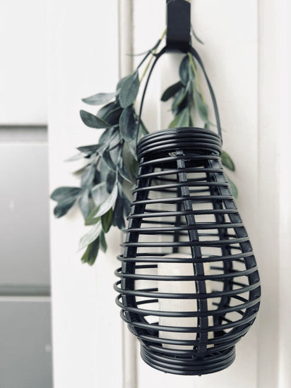 Lanterne med solceller - BLACK VIXA - VIAMAJA.DK