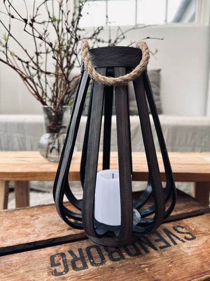 Lanterne med solceller – Dark 34cm - VIAMAJA.DK