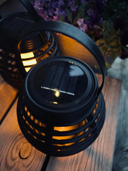 Lanterne med solceller – Mellem - VIAMAJA.DK
