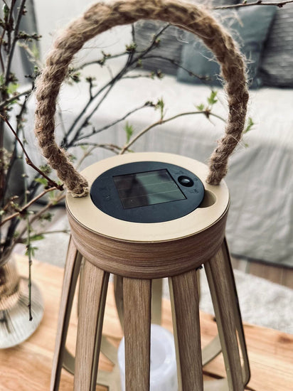 Lanterne med solceller – Nature 34cm - VIAMAJA.DK