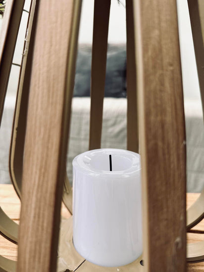 Lanterne med solceller – Nature 34cm - VIAMAJA.DK