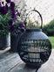 Lanterne med solceller Rattan kugle - VIAMAJA.DK