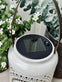 Lanterne med solceller - White metal - VIAMAJA.DK