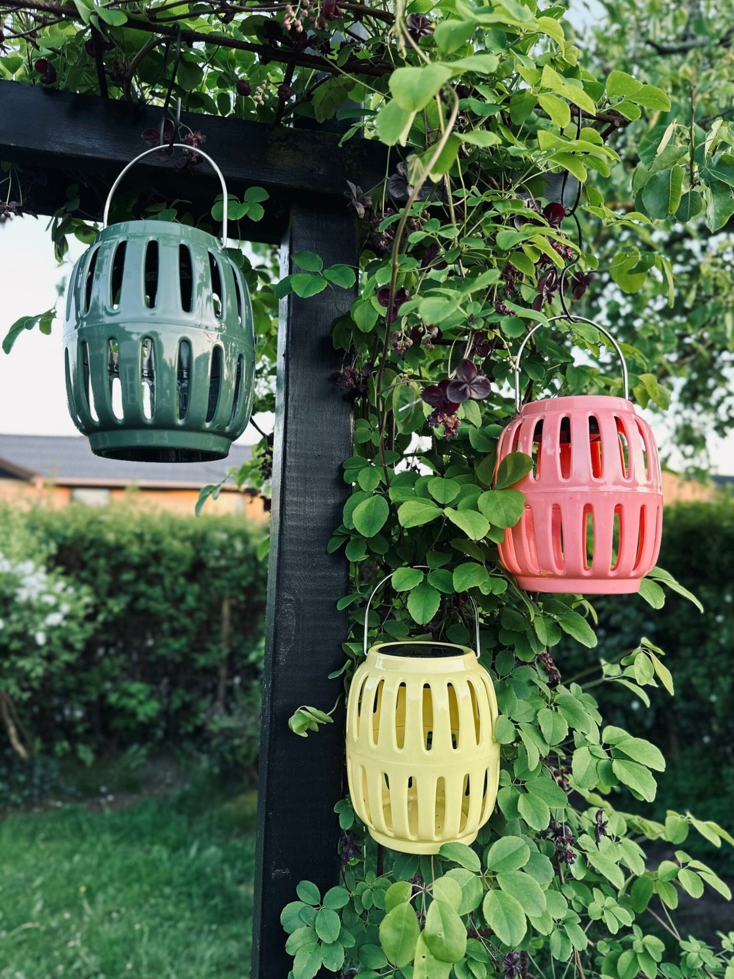 Lanterne med solceller – Yellow summer - VIAMAJA.DK