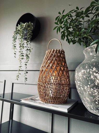 Lanterne Rattan - Håndlavet - VIAMAJA.DK