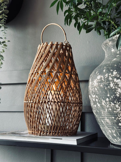 Lanterne Rattan - Håndlavet - VIAMAJA.DK