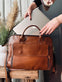 Laptop / Arbejdstaske Alison Cognac - VIAMAJA.DK