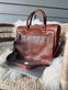 Laptop / arbejdstaske Maisy Deep Cognac - VIAMAJA.DK