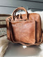 Laptop / arbejdstaske VINTAGE Cognac - VIAMAJA.DK
