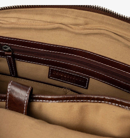 Laptop Falke brown leather - VIAMAJA.DK