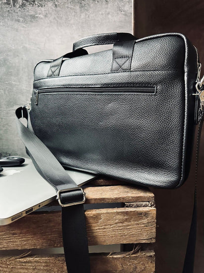 Laptop Rio Black leather - VIAMAJA.DK