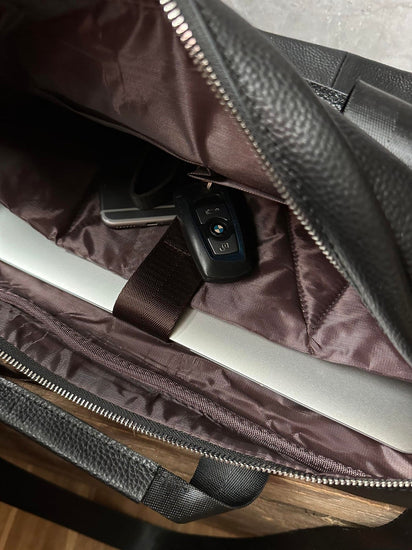Laptop Rio Black leather - VIAMAJA.DK