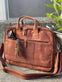 Laptop taske - Cognac recycling - VIAMAJA.DK