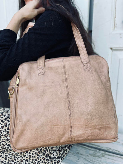 Laptop taske i blødt skind // Honey Deluxe - VIAMAJA.DK