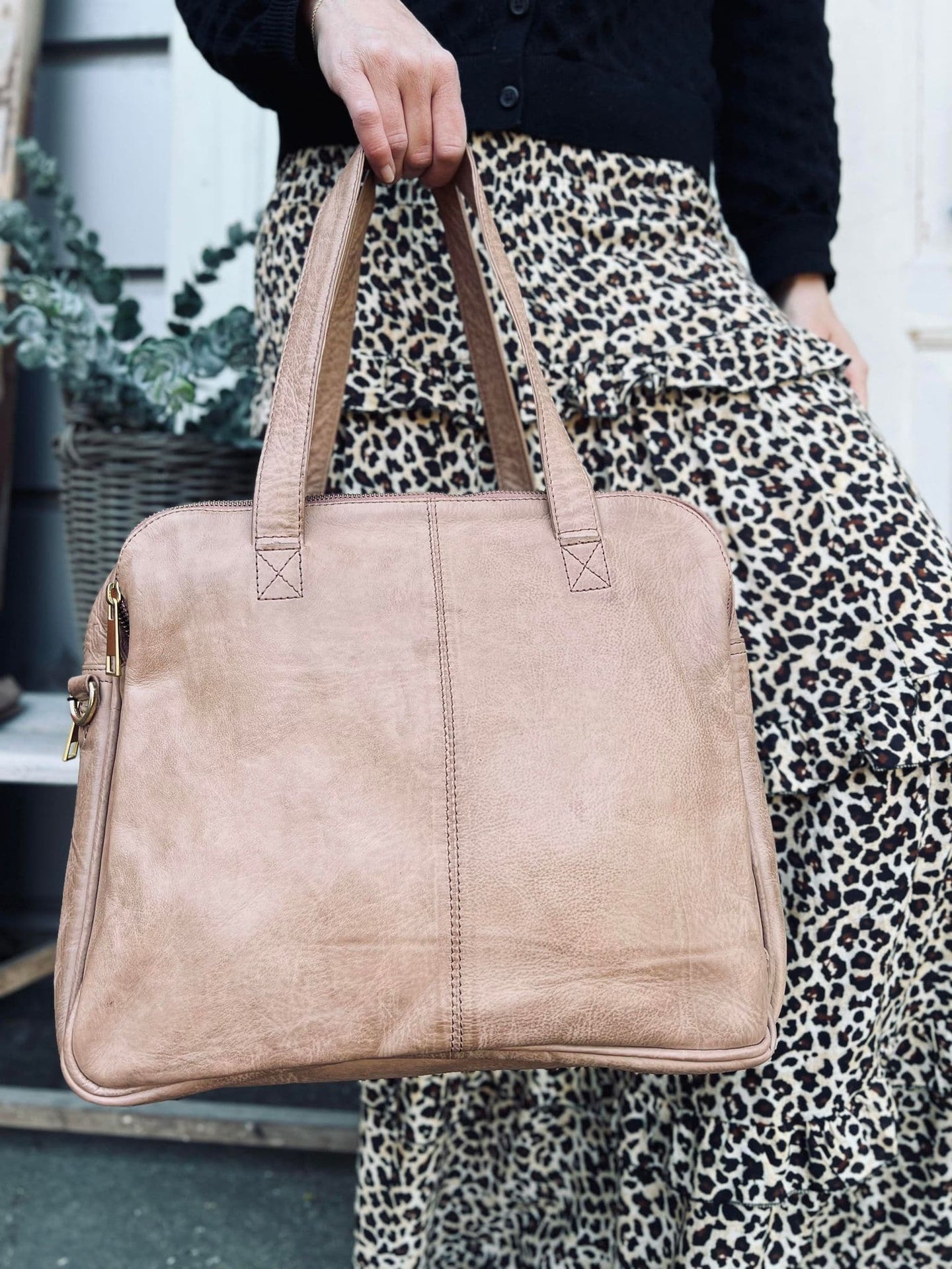 Laptop taske i blødt skind // Honey Deluxe - VIAMAJA.DK