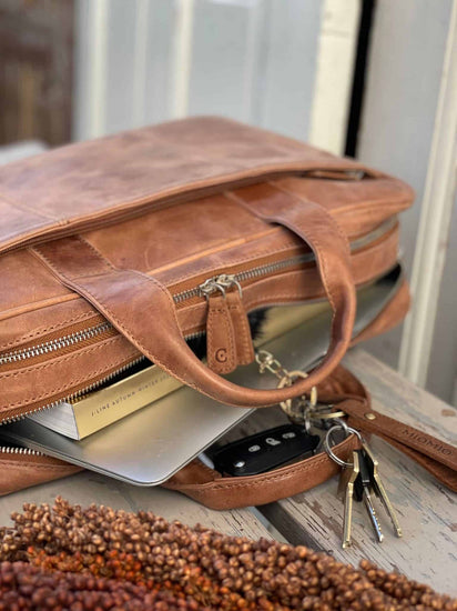 Laptop taske - MELLO Brown - VIAMAJA.DK