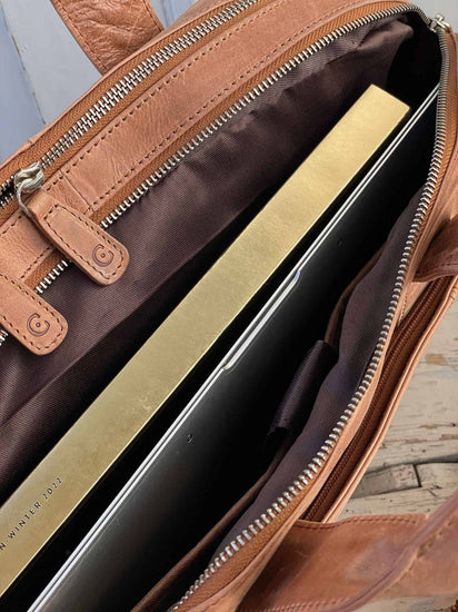 Laptop taske - MELLO Brown - VIAMAJA.DK