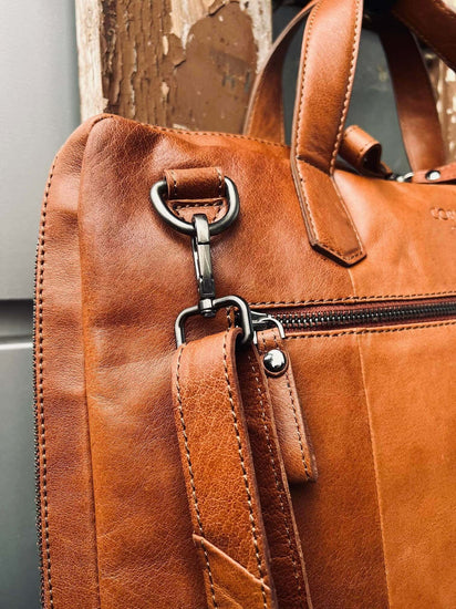 Laptoptaske - LUND Cognac - VIAMAJA.DK