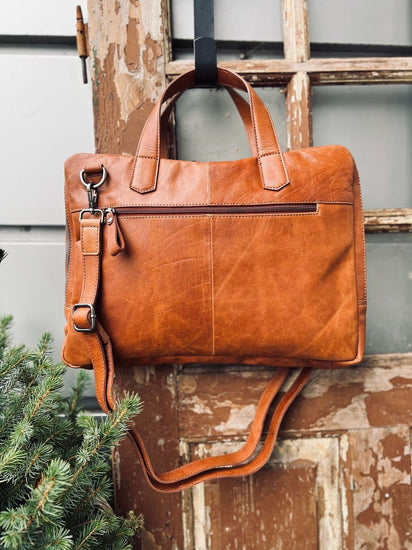Laptoptaske - LUND Cognac - VIAMAJA.DK