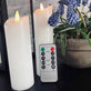 LED Bloklys – 12,5cm – med 3D væge - VIAMAJA.DK