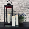 LED bloklys – 20 cm – med 3D veke