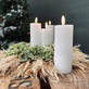 Led bloklys med flad top - H12.5cm - VIAMAJA.DK