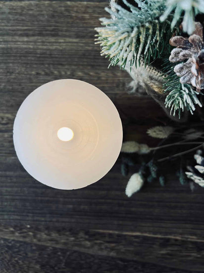LED Bloklys med Juletræ - VIAMAJA.DK