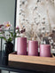 LED Bloklys / VIOLET 3 stk – Inkl. fjernbetjening - VIAMAJA.DK