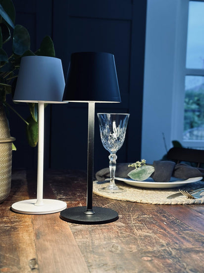 LED Bordlampe genopladelig – Hvid - VIAMAJA.DK