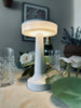 LED Touch Bordlampe oppladbar - Hvit