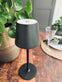 LED Bordlampe genopladelig – Sort - VIAMAJA.DK