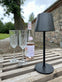 LED Bordlampe genopladelig – Sort - VIAMAJA.DK