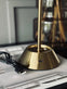 LED bordlampe Messing - genopladelig - VIAMAJA.DK