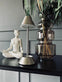 LED bordlampe Silver - genopladelig - VIAMAJA.DK
