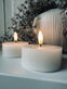 LED fyrfadslys JUMBO 2 stk - Hvid voks - VIAMAJA.DK