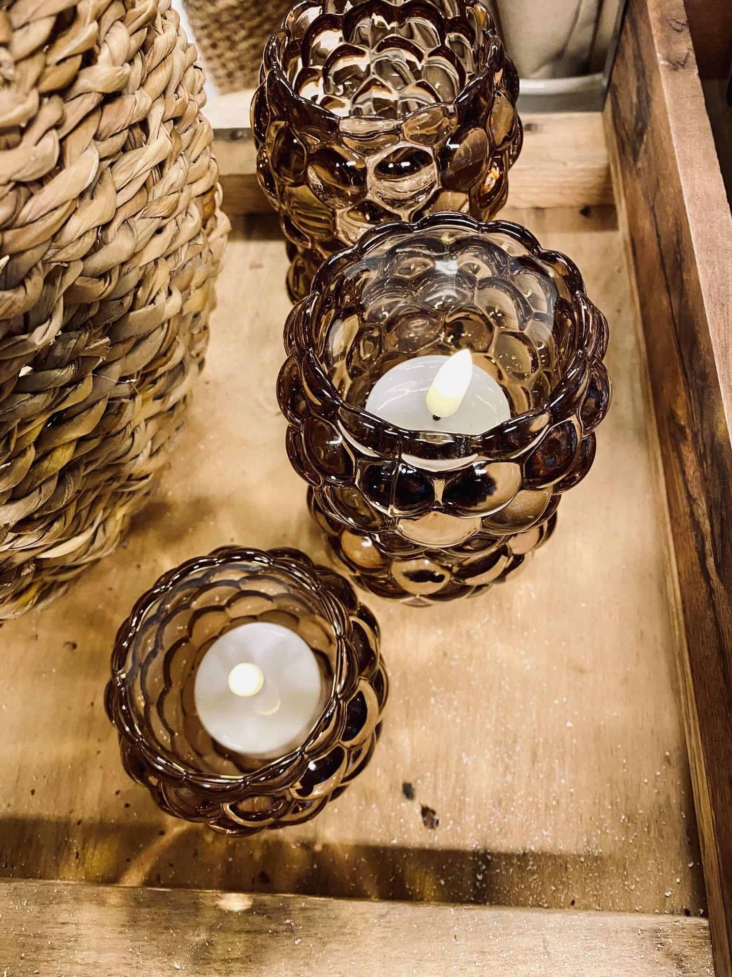LED Fyrfadslys med ny 3D flamme - 4 stk - VIAMAJA