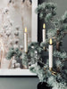 LED Juletrelys 10 stk m. Messingholder og fjernkontroll
