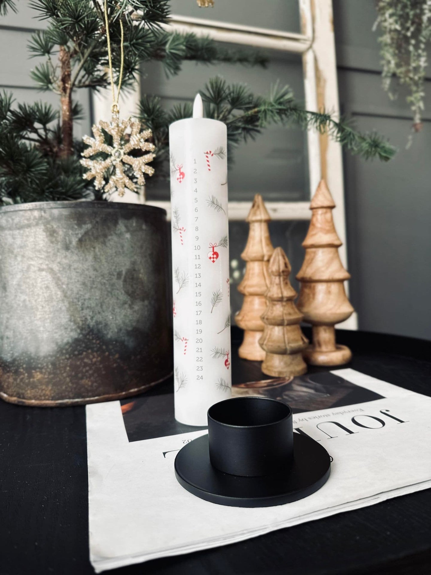 LED kalenderlys med fjernbetjening - VIAMAJA.DK