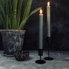 LED Kronelys 22 cm – 2 stk Grønn