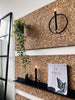 LED Kronelys 2stk. - Svart - 15cm