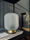 LED Lampe i mat glas med guld - 2. Sortering - VIAMAJA.DK