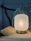LED Lampe i mat glas med guld - 2. Sortering - VIAMAJA.DK