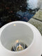 LED Lampe i mat glas med guld - 2. Sortering - VIAMAJA.DK