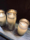 LED Lys i Røgfarvet glas m. timer - 3 stk. - VIAMAJA.DK
