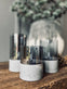 LED Lys med beton look - Sæt med 3 stk - VIAMAJA.DK