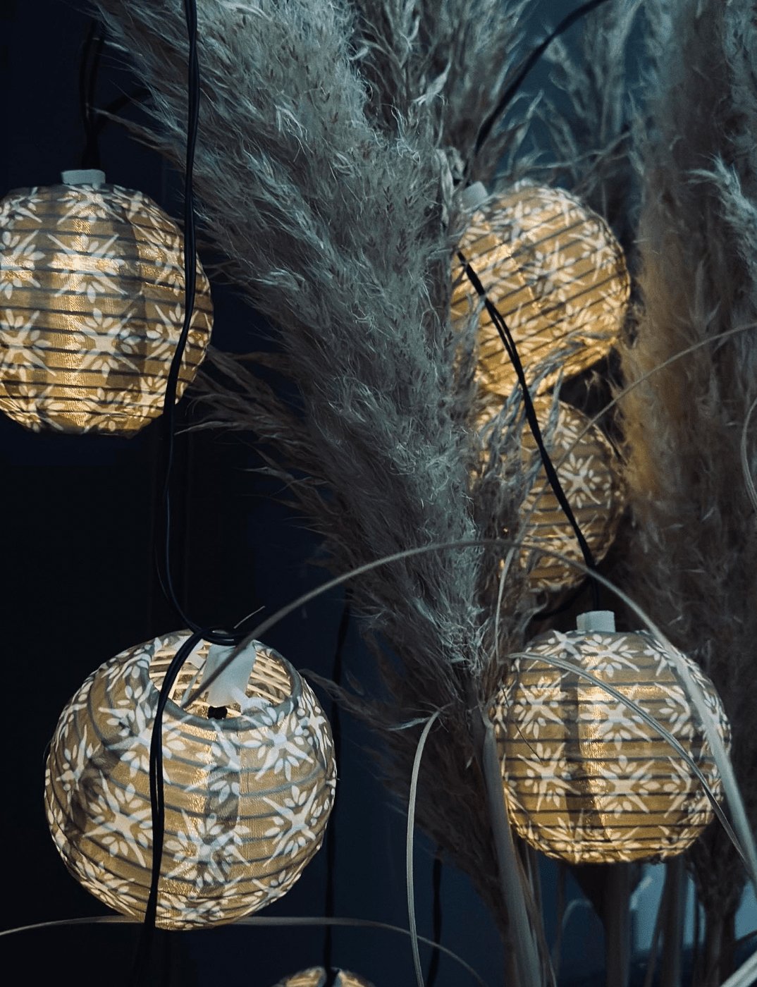 LED Lyskæde med solceller - Summer golden - VIAMAJA.DK