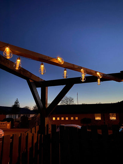 LED Lyskæde med solceller – Udendørs med 15 pærer - VIAMAJA.DK
