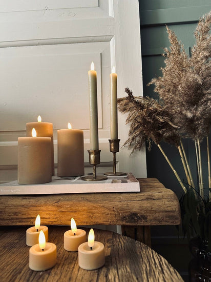 LED Lyspakke med 10 dele – Sand - VIAMAJA.DK