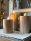 LED marmor bloklys 10cm - Beige - VIAMAJA.DK